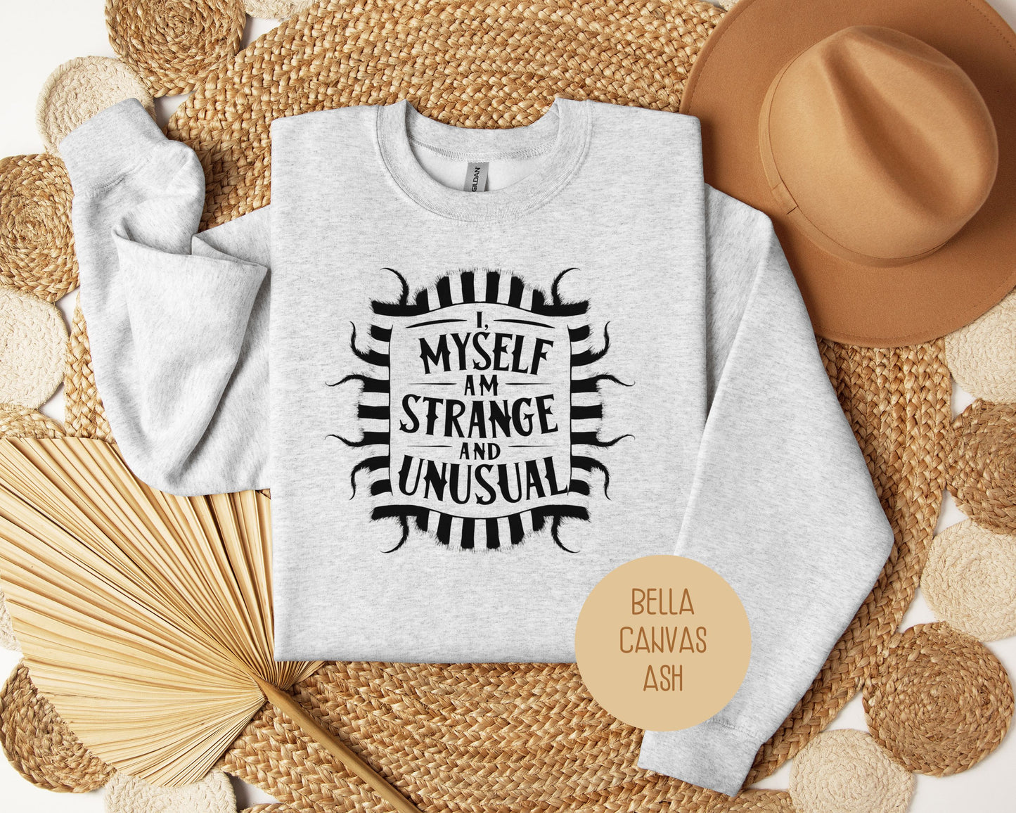 I Myself Am Strange and Unusual Sweatshirt