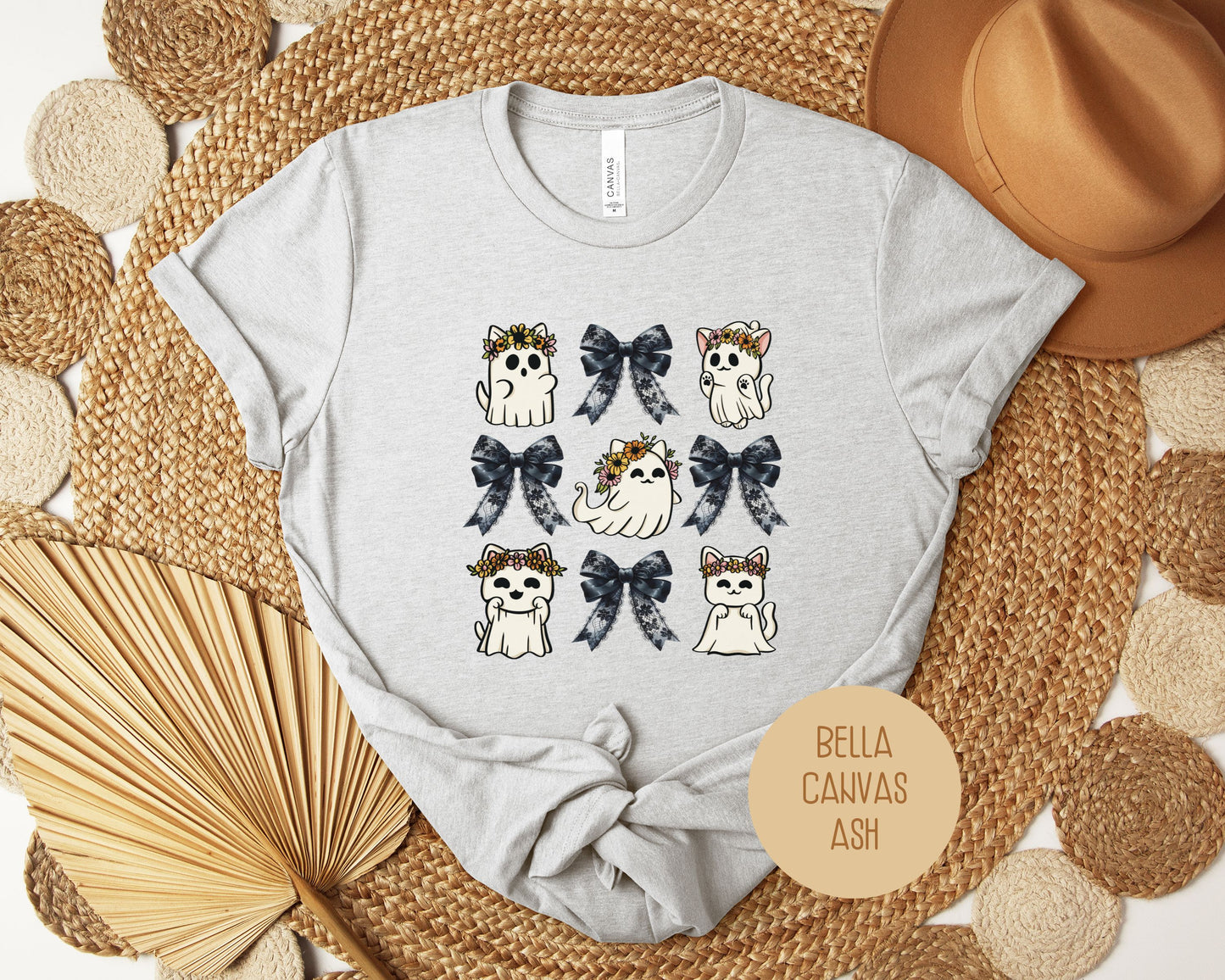 Ghost Cat Coquette Shirt