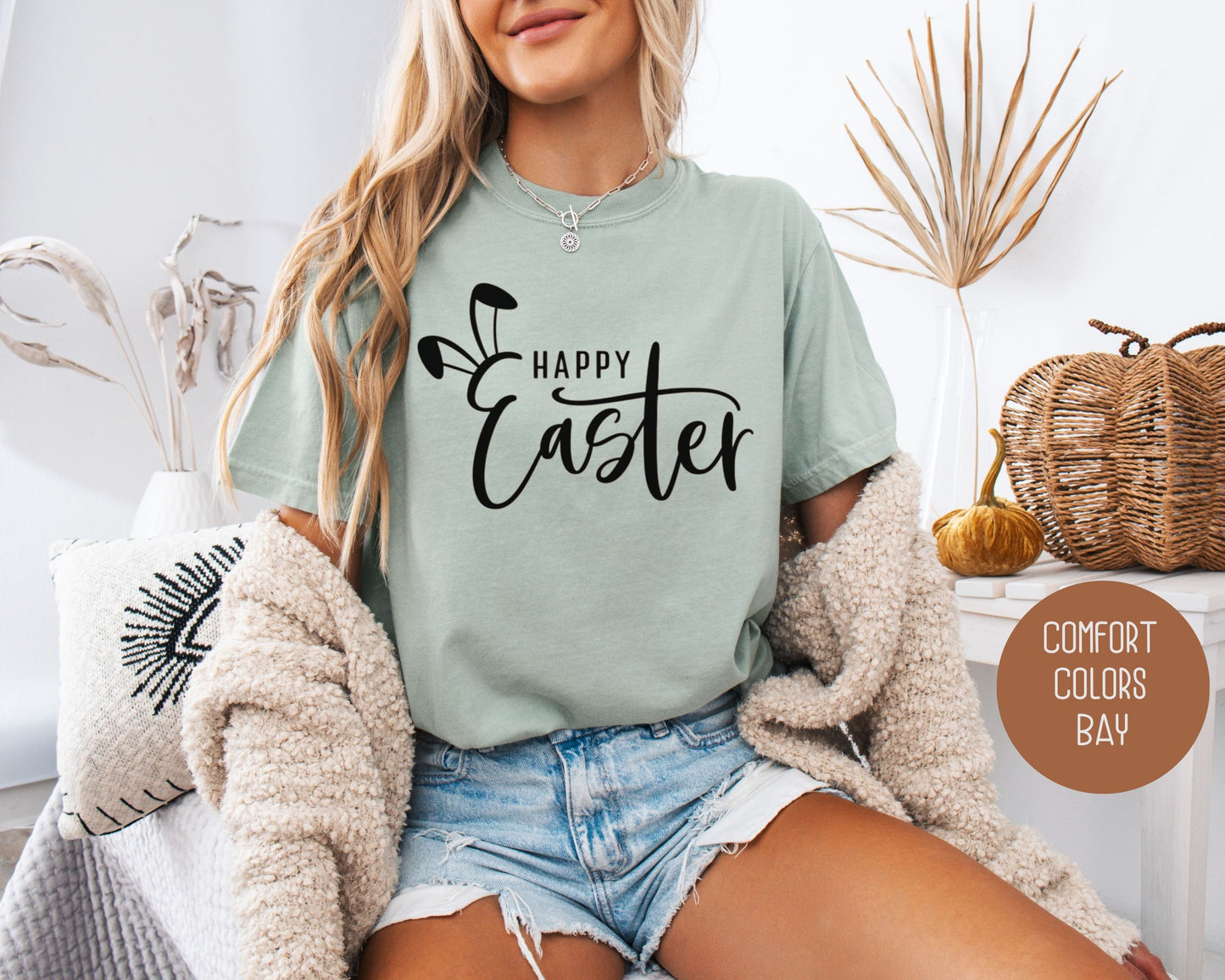 Happy Easter Bunny Comfort Colors Shirt