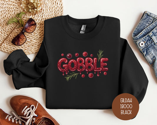 Gobble Thanksgiving Sweatshirt