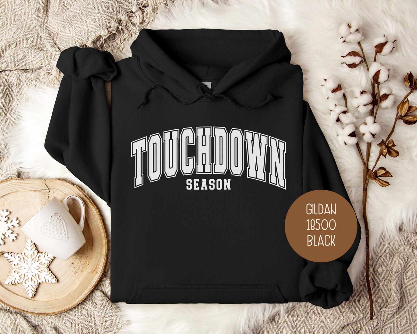 Touchdown Season Fall Football Hoodie