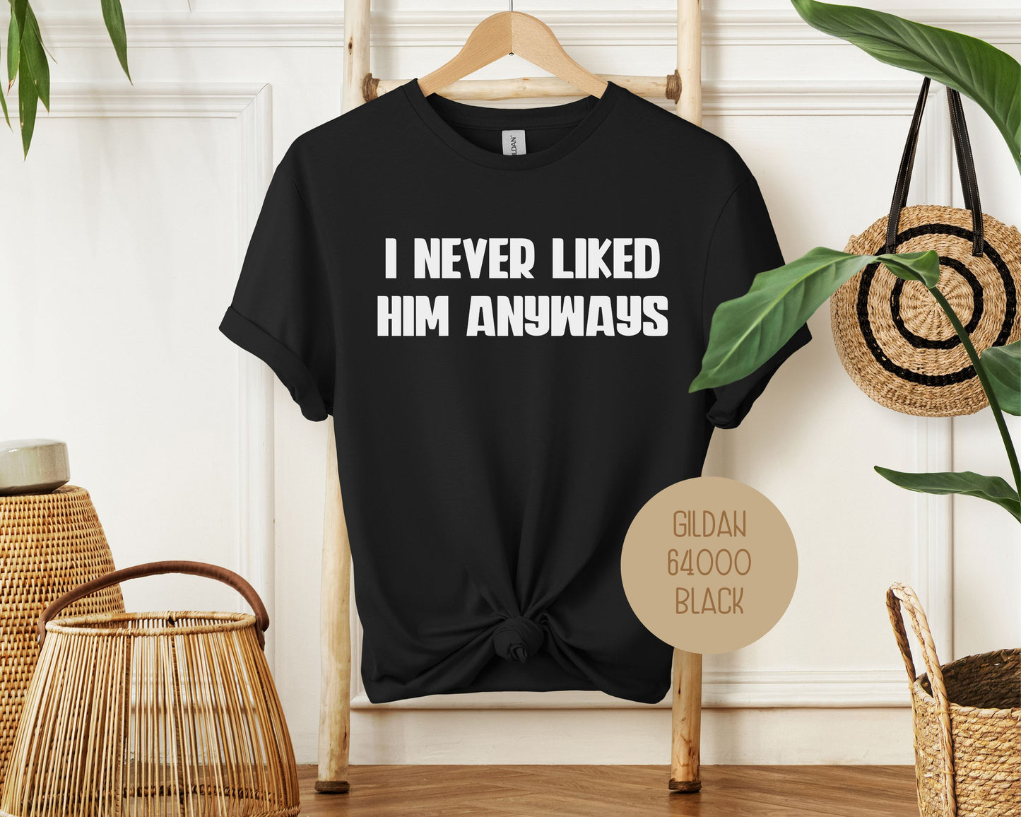 I Never Liked Him Anyways Divorce Party Shirt
