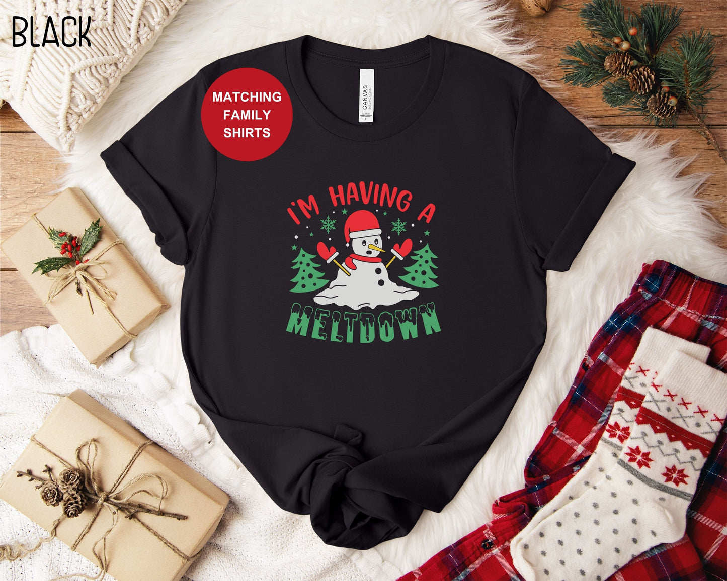 I'm Having a Meltdown Snowman Shirt