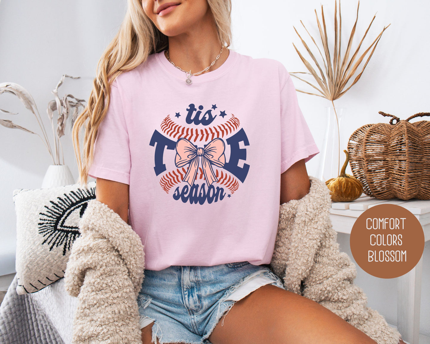 Tis the Season for Baseball Comfort Colors Shirt