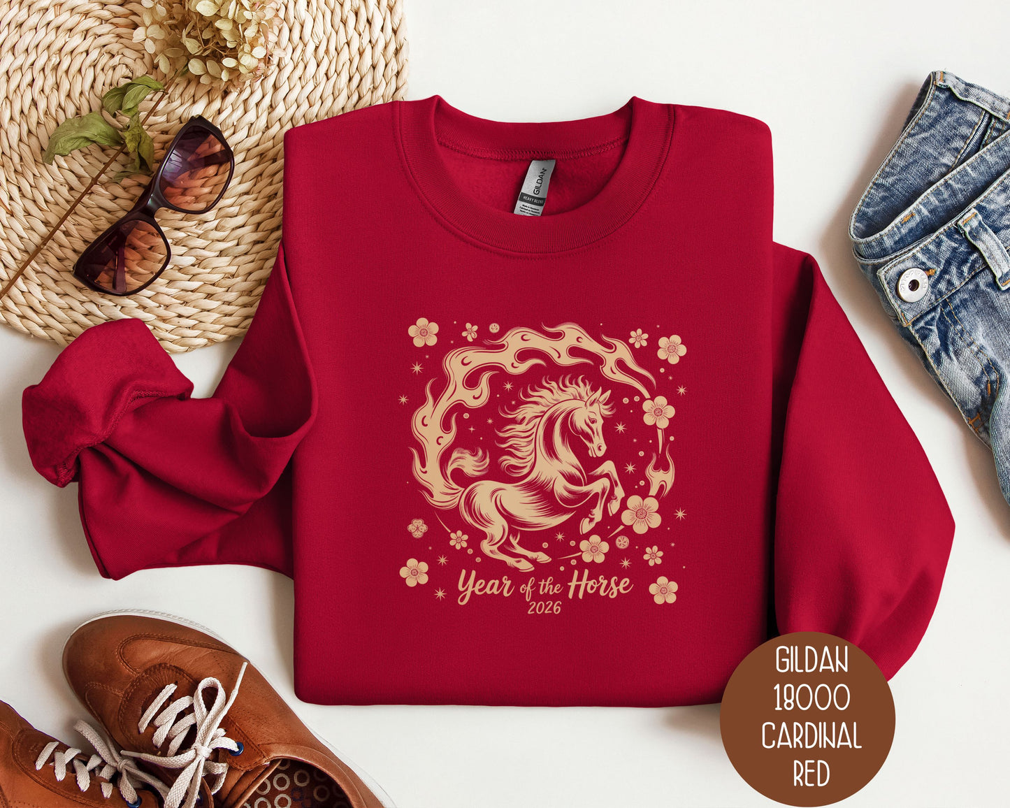 Year of the Horse 2026 Chinese New Year Sweatshirt