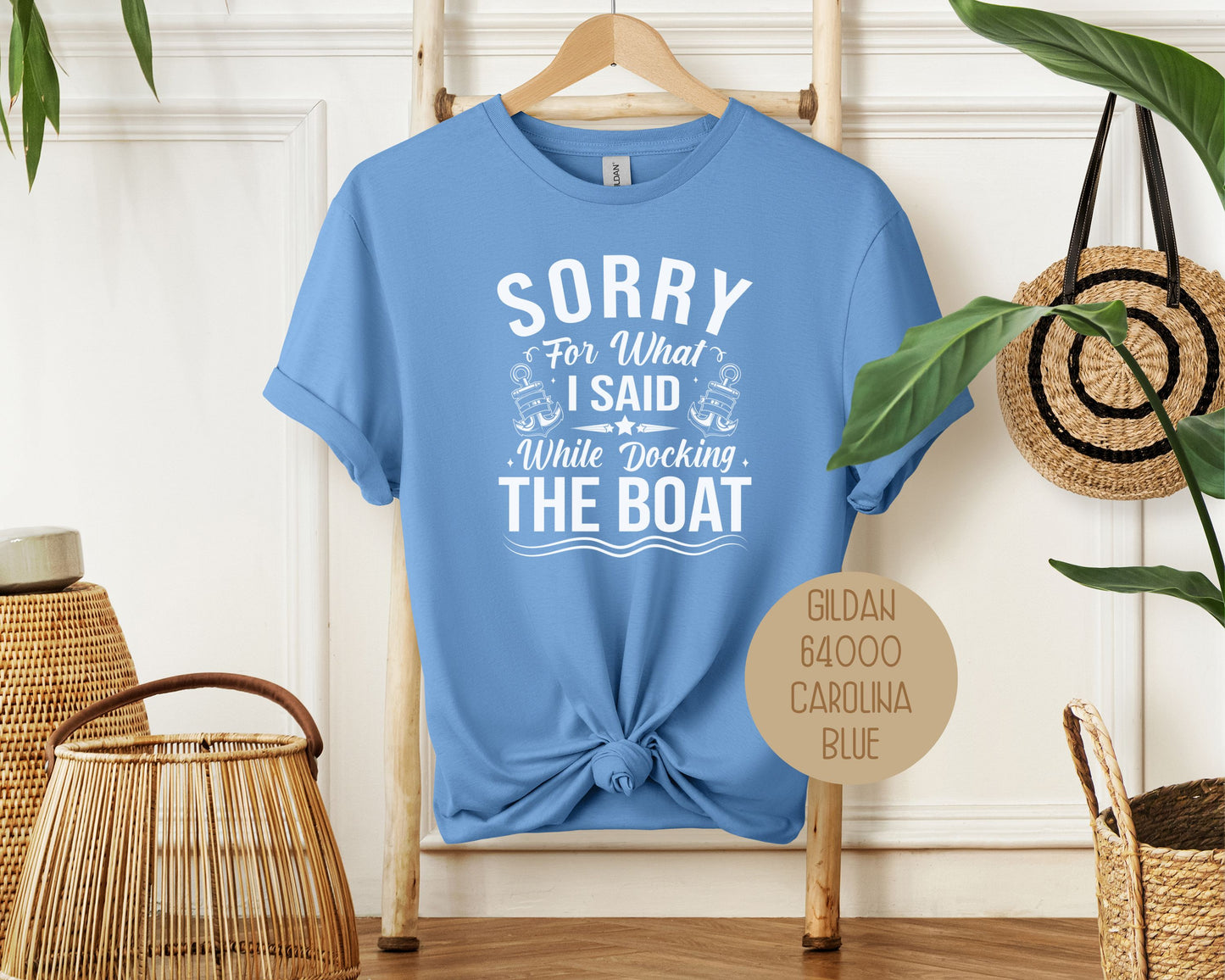 Sorry for What I Said While Docking the Boat Shirt