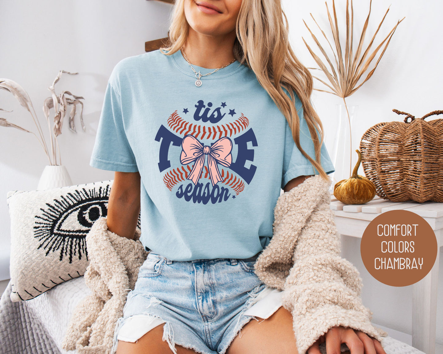 Tis the Season for Baseball Comfort Colors Shirt