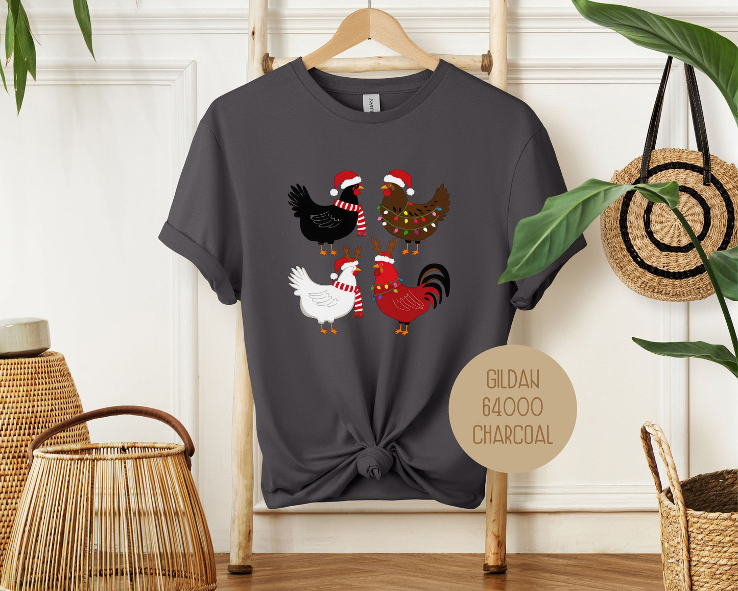 Cute Chickens Christmas Shirt