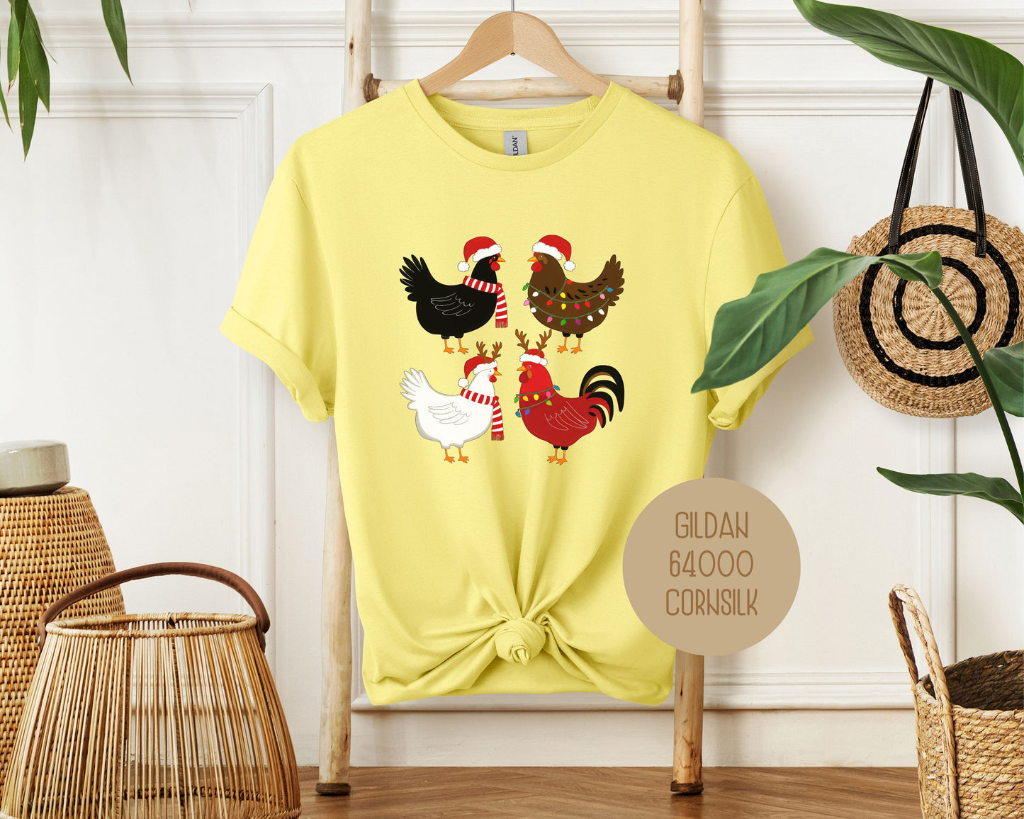 Cute Chickens Christmas Shirt