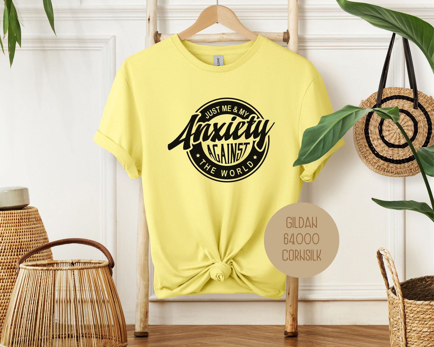 Just Me and My Anxiety Against the World Shirt