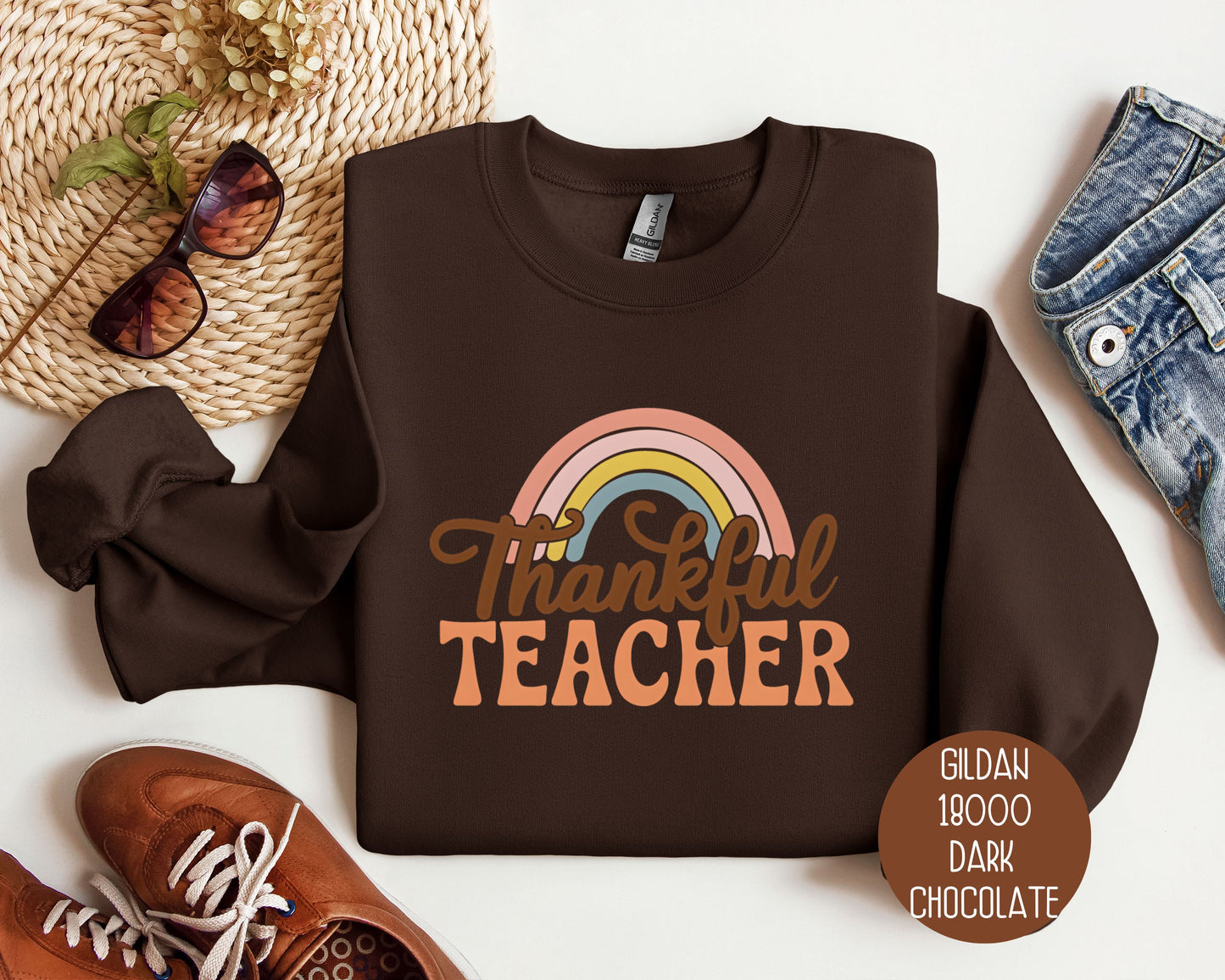 Thankful Teacher Sweatshirt