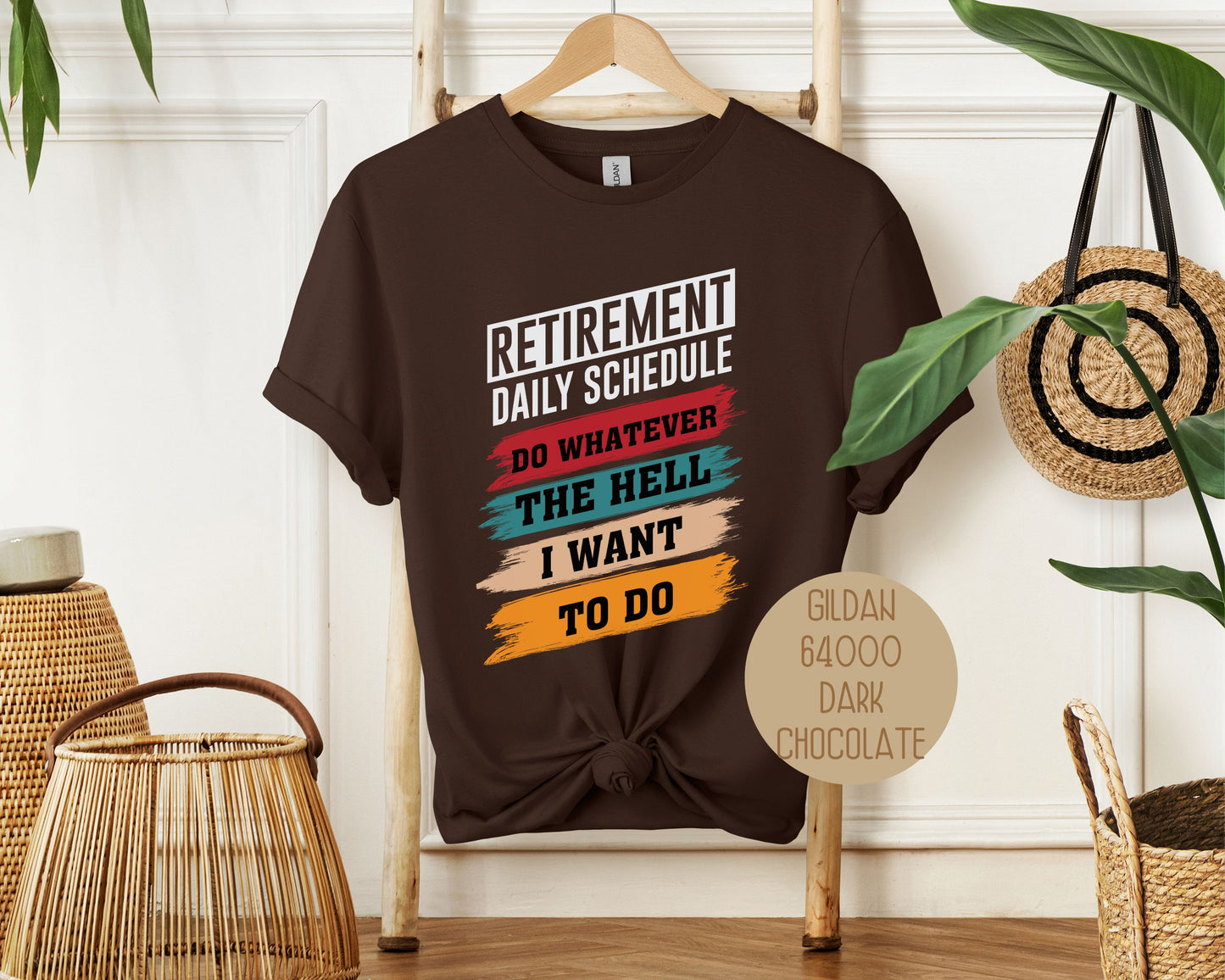 Retirement Daily Schedule Shirt