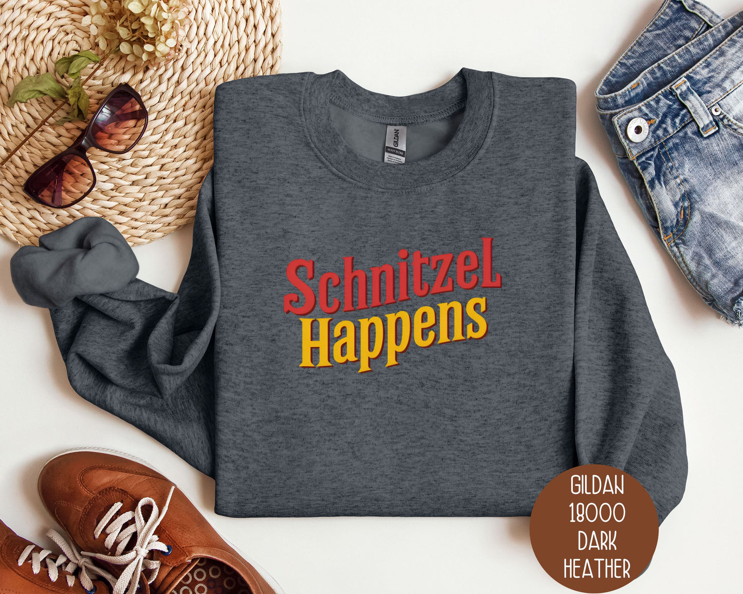 Schnitzel Happens Oktoberfest Sweatshirt