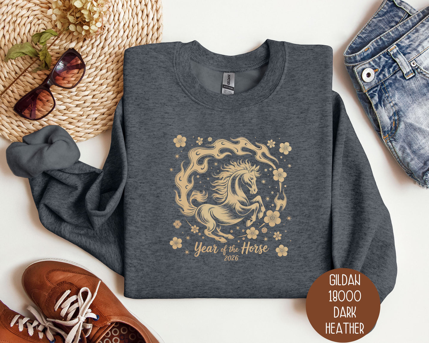 Year of the Horse 2026 Chinese New Year Sweatshirt