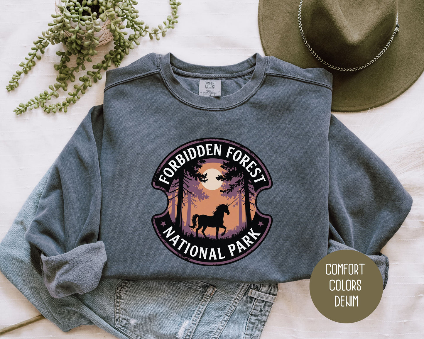 Forbidden Forest National Park Comfort Colors Sweatshirt