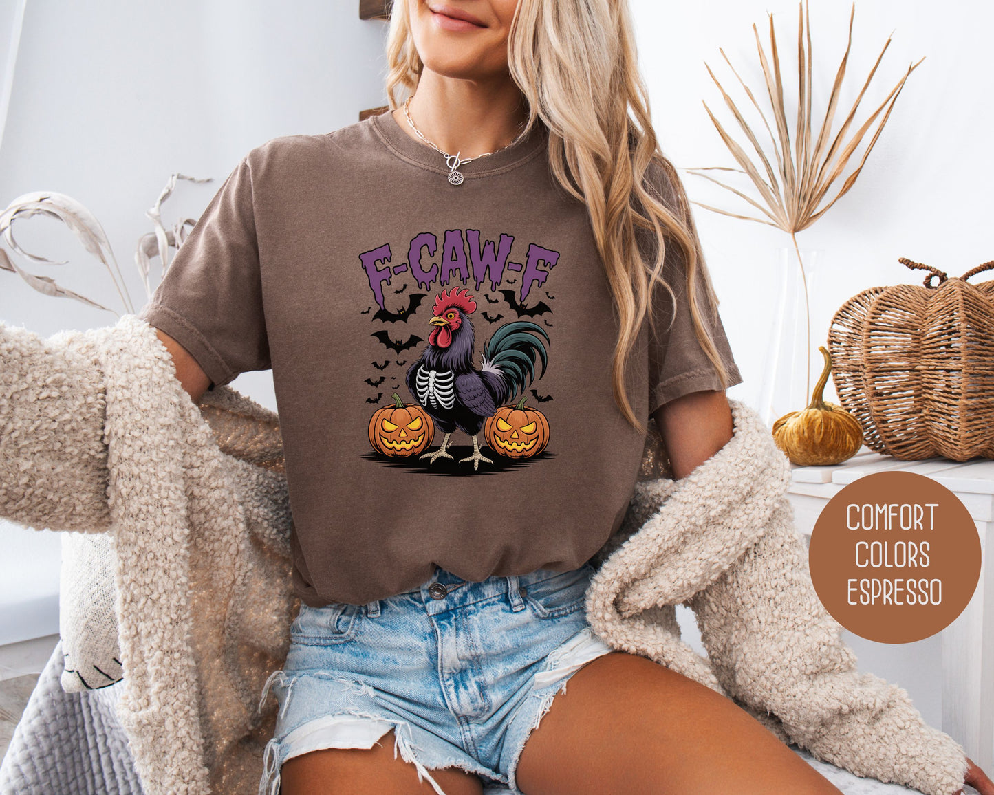 F-Caw-F Chicken Comfort Colors Shirt