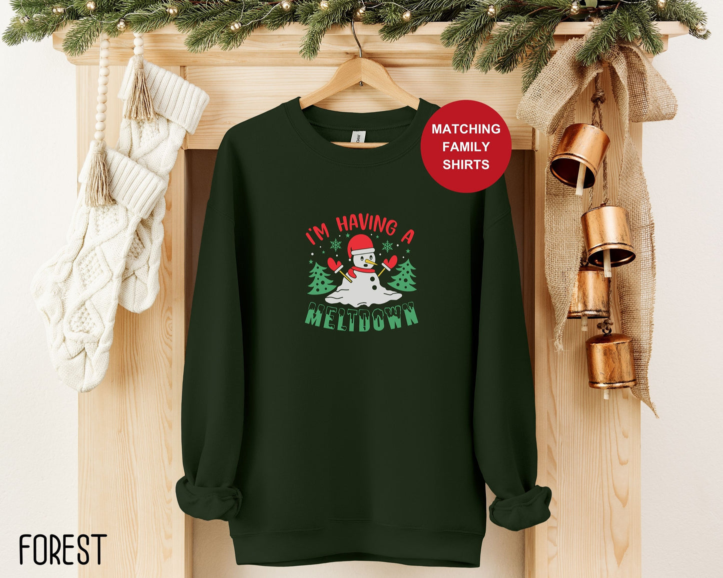 I'm Having a Meltdown Snowman Sweatshirt