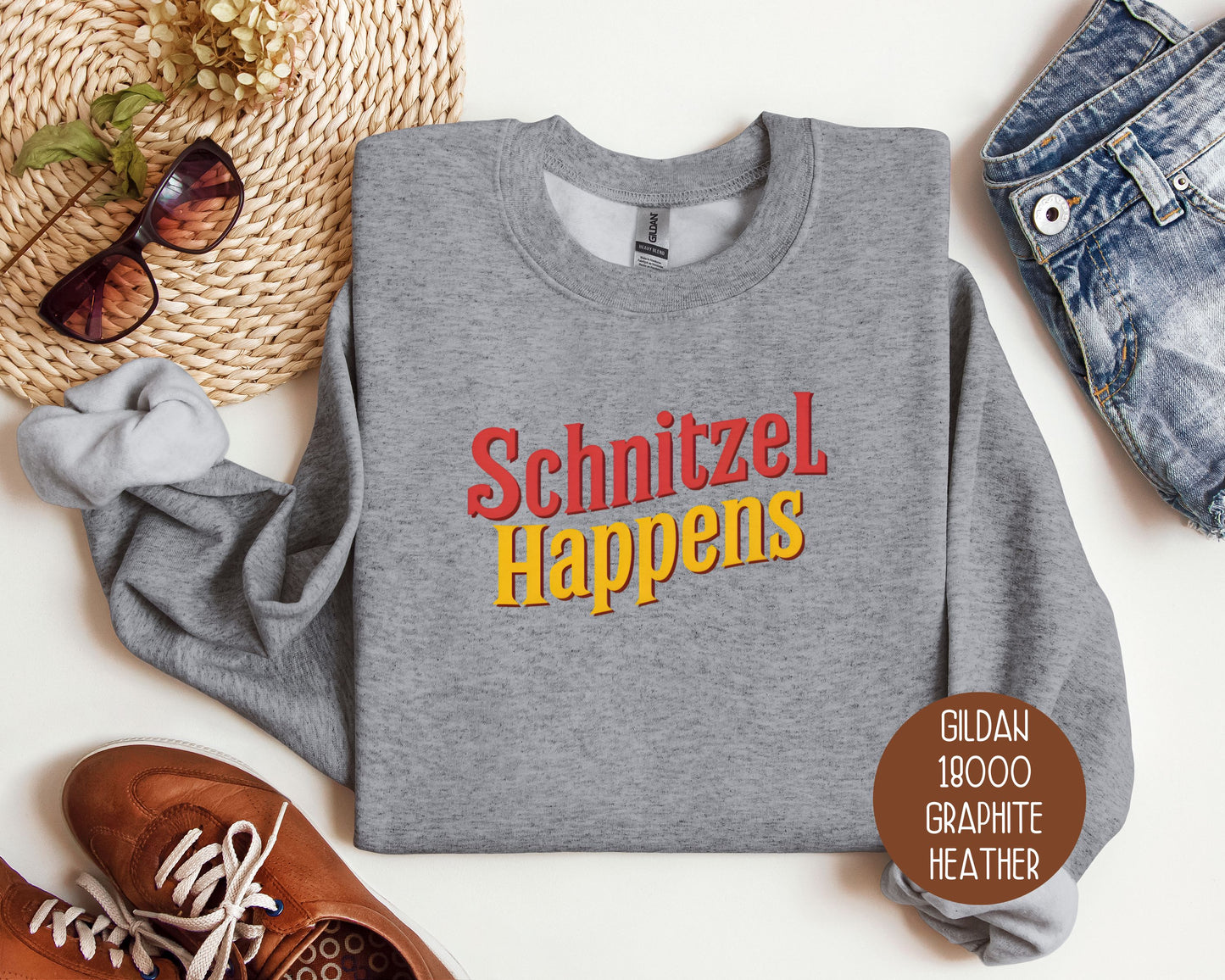 Schnitzel Happens Oktoberfest Sweatshirt