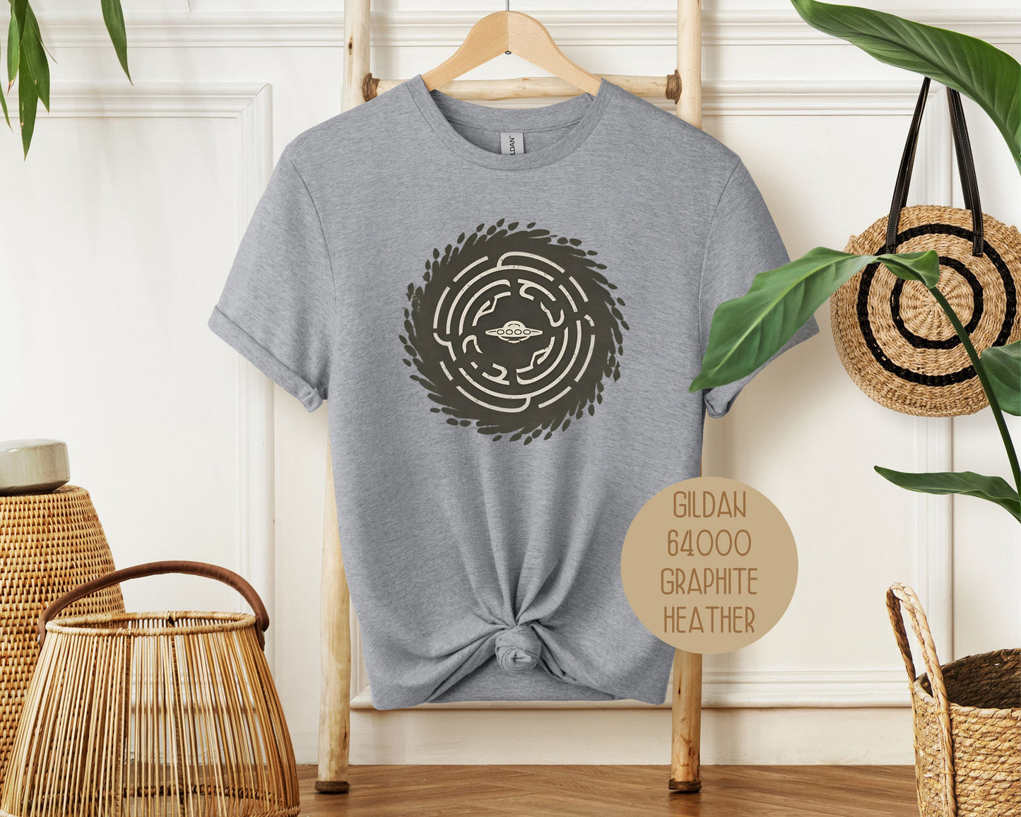 UFO Crop Circle Alien Shirt