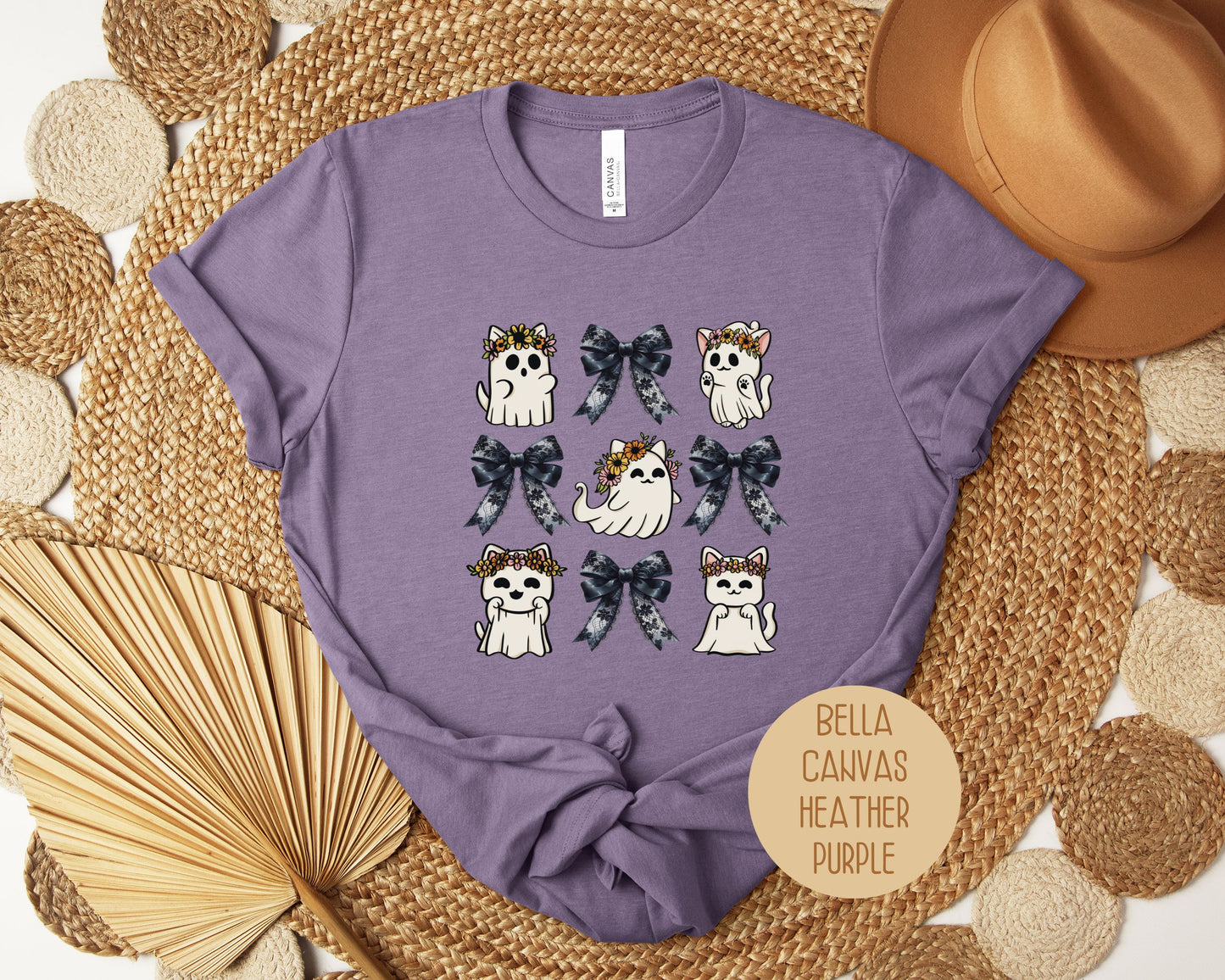 Ghost Cat Coquette Shirt
