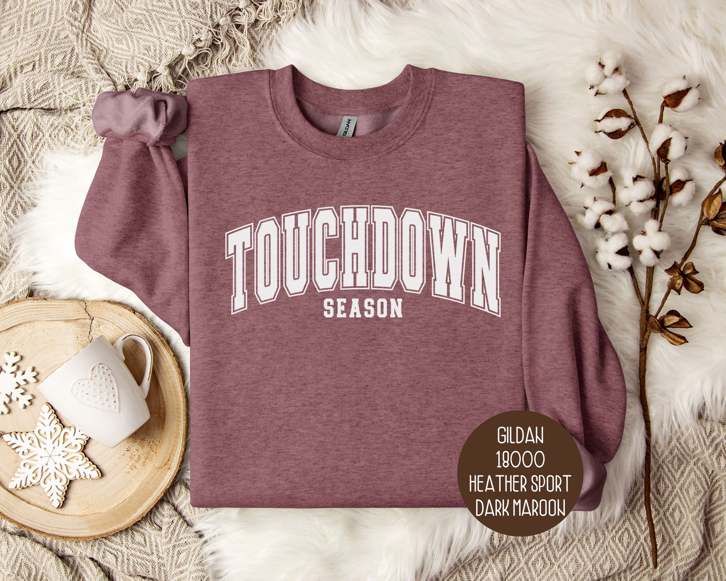 Touchdown Season Fall Football Sweatshirt
