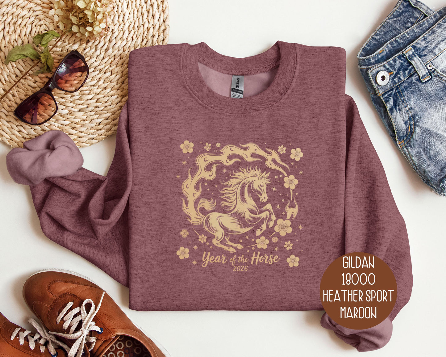 Year of the Horse 2026 Chinese New Year Sweatshirt