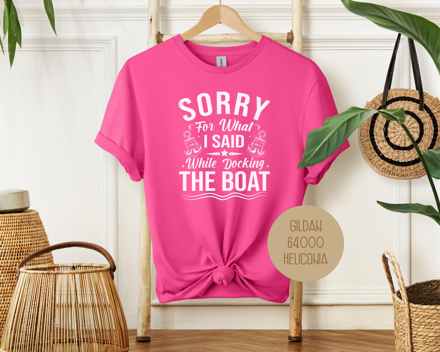Sorry for What I Said While Docking the Boat Shirt