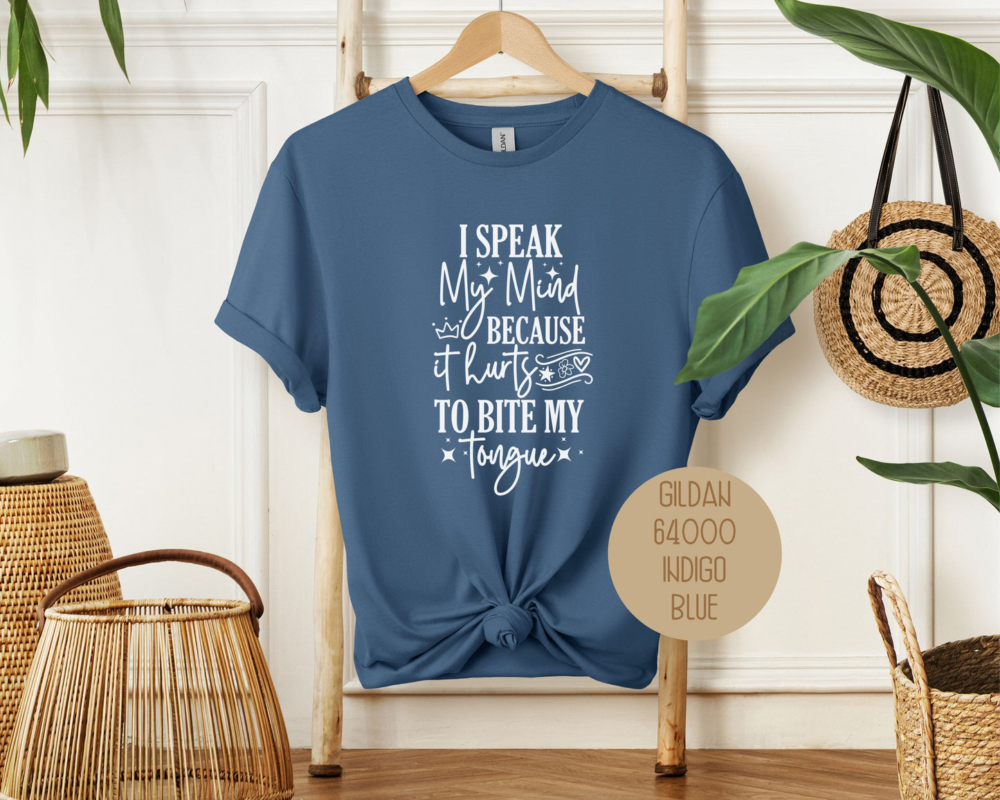 I Speak My Mind Because It Hurts To Bite My Tongue Shirt