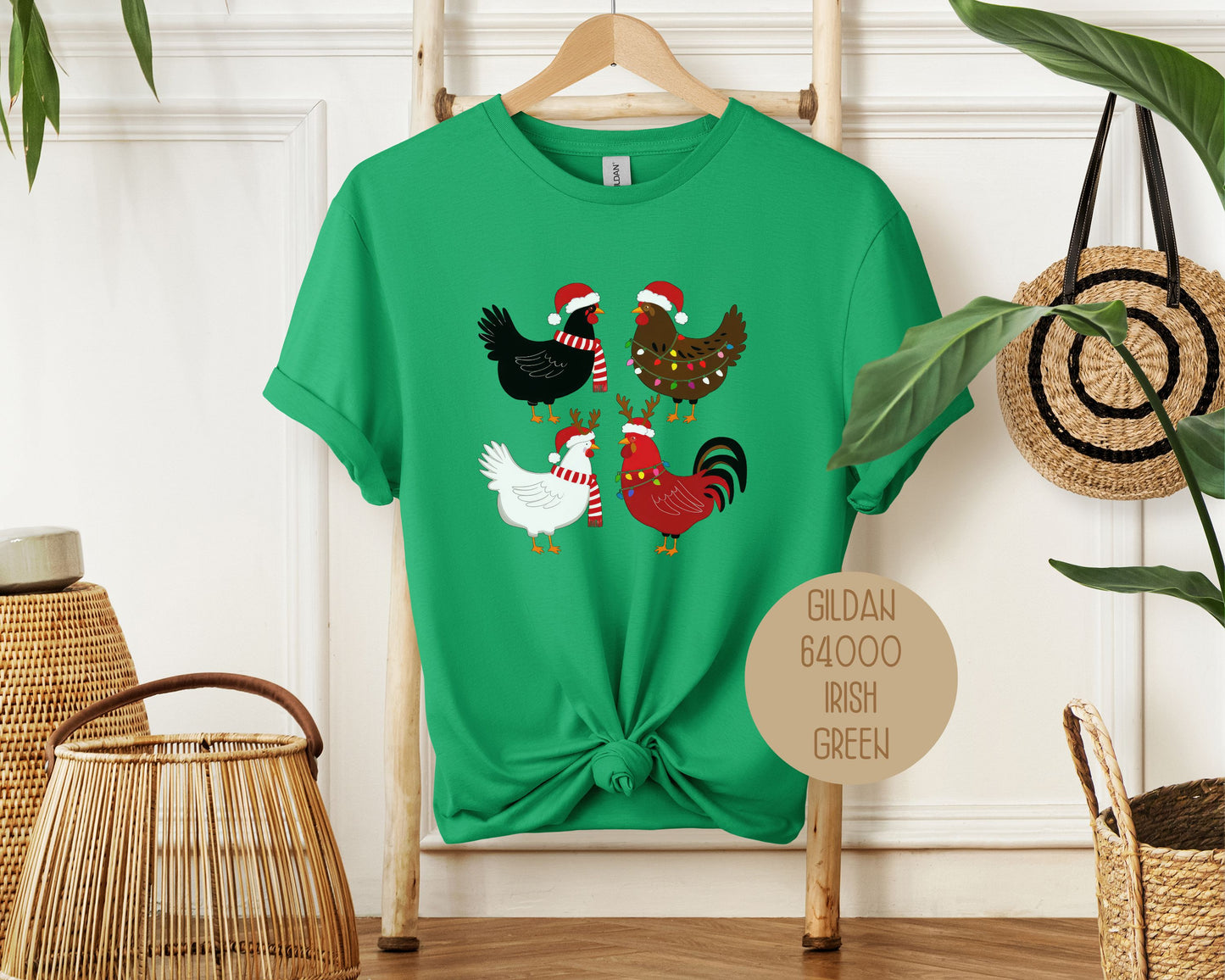 Cute Chickens Christmas Shirt