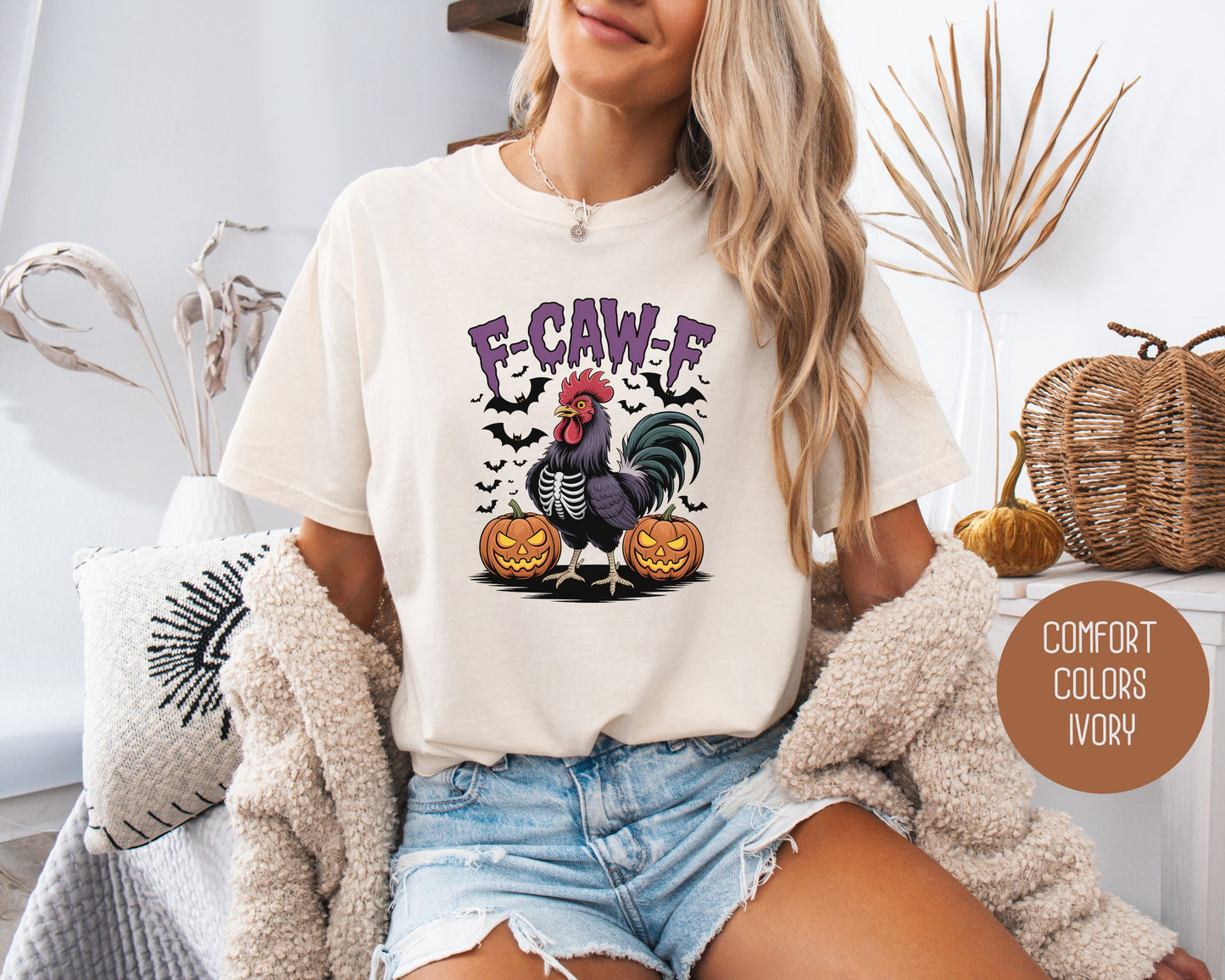 F-Caw-F Chicken Comfort Colors Shirt