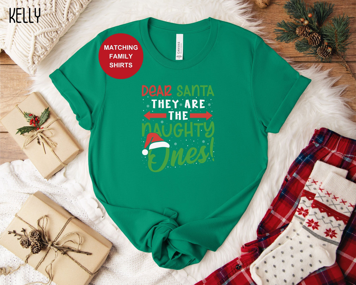 Dear Santa They are the Naughty Ones Shirt