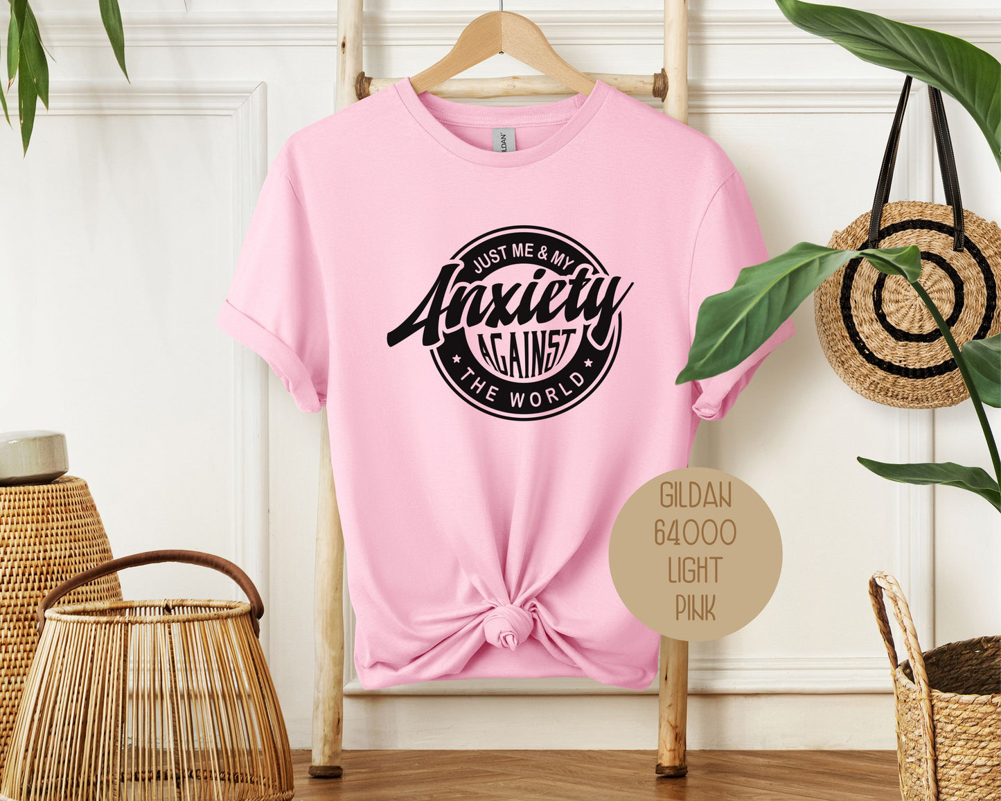 Just Me and My Anxiety Against the World Shirt