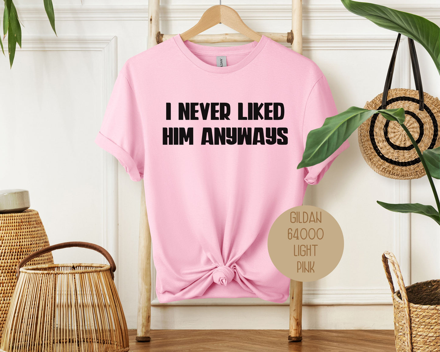 I Never Liked Him Anyways Divorce Party Shirt