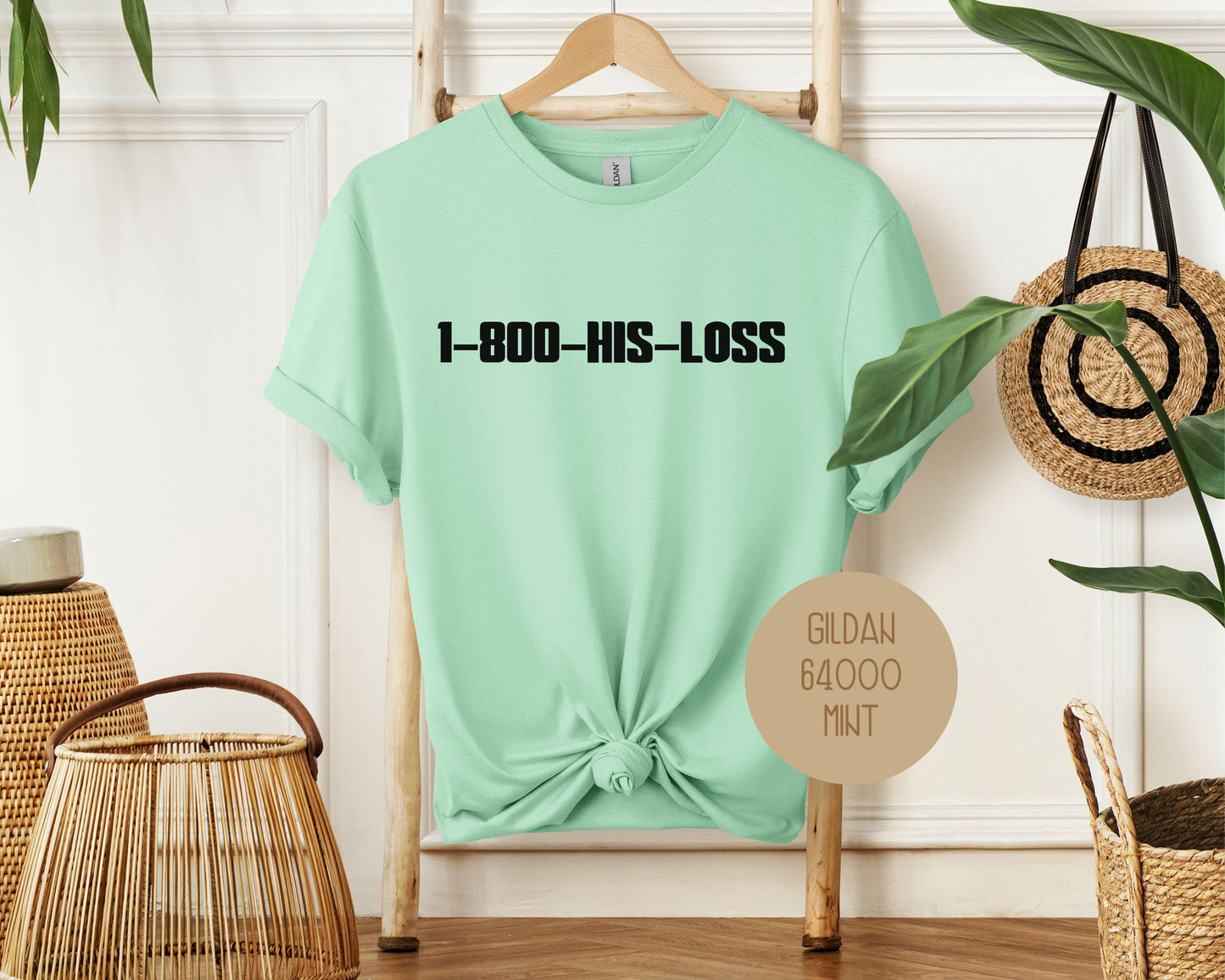 1-800-HIS-LOSS Divorce Party Shirt