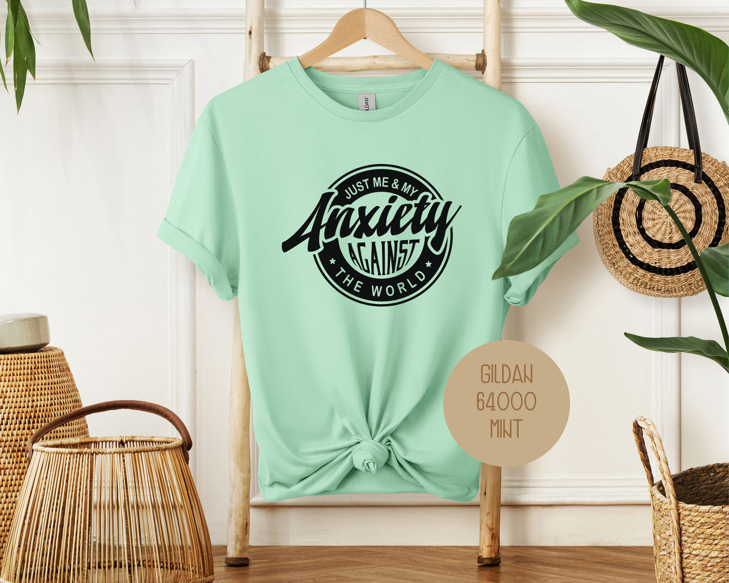 Just Me and My Anxiety Against the World Shirt