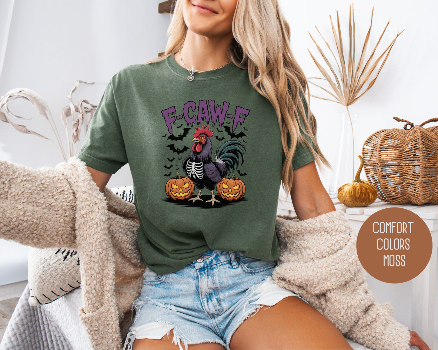 F-Caw-F Chicken Comfort Colors Shirt