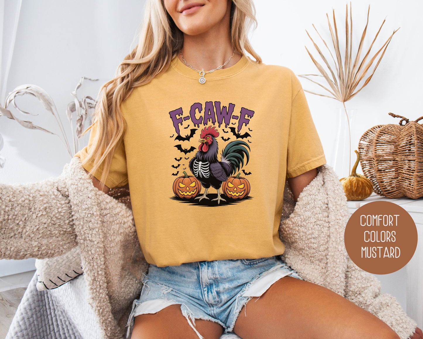 F-Caw-F Chicken Comfort Colors Shirt