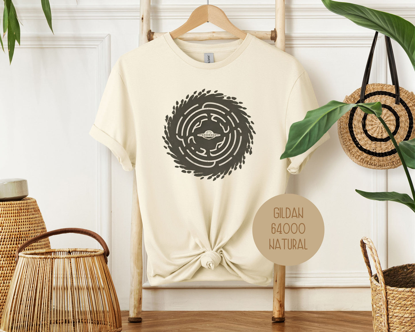 UFO Crop Circle Alien Shirt