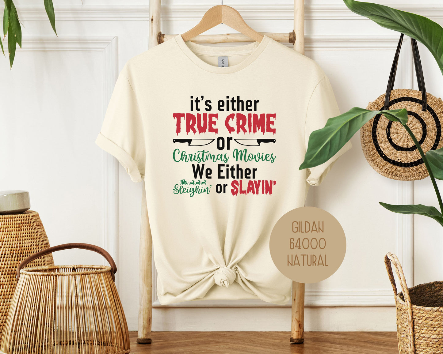 True Crime or Christmas Movies Shirt