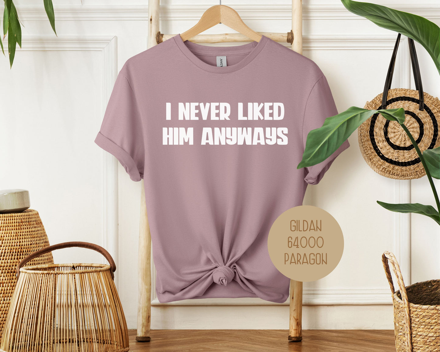 I Never Liked Him Anyways Divorce Party Shirt