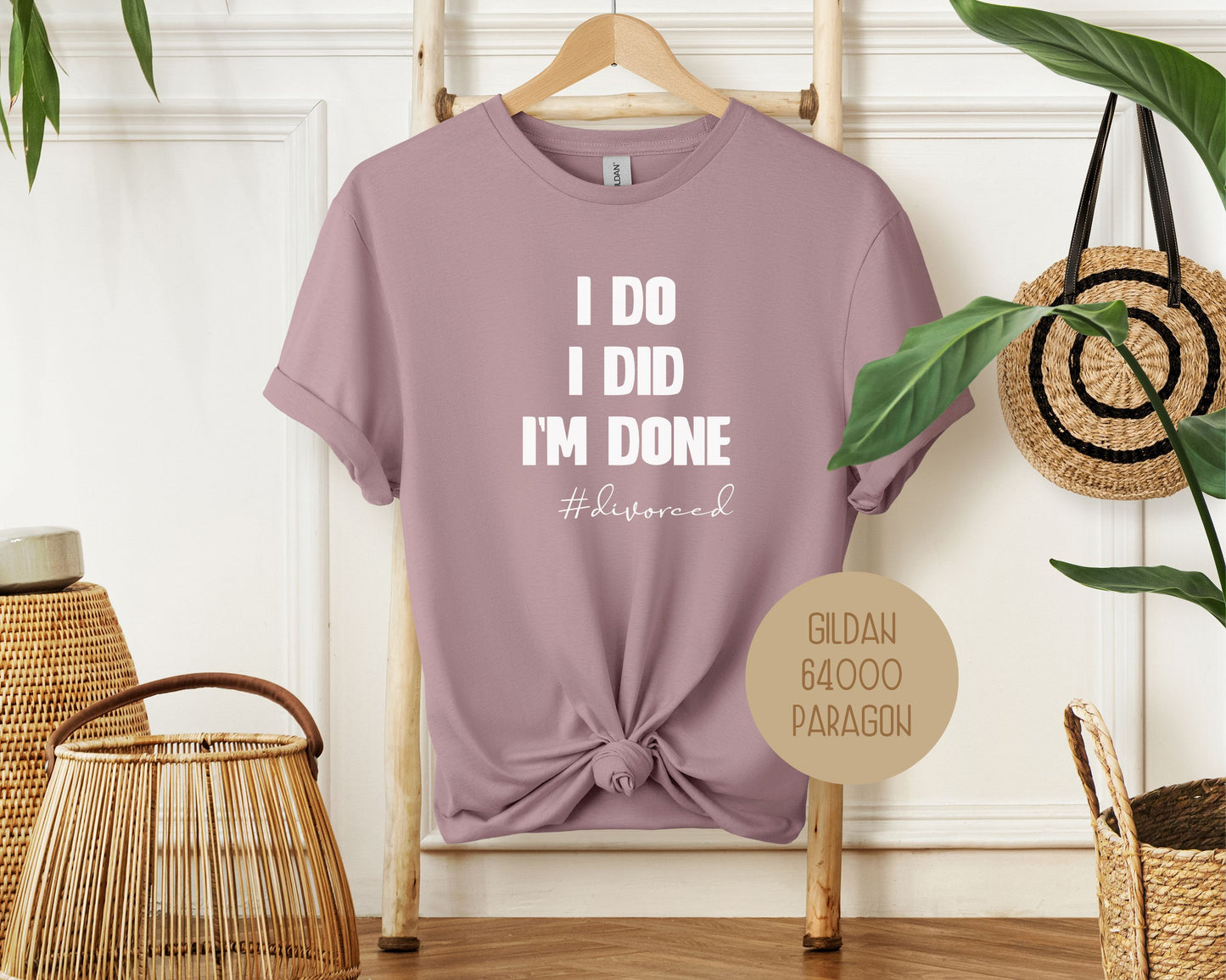 I Do, I Did, I'm Done Divorce Party Shirt