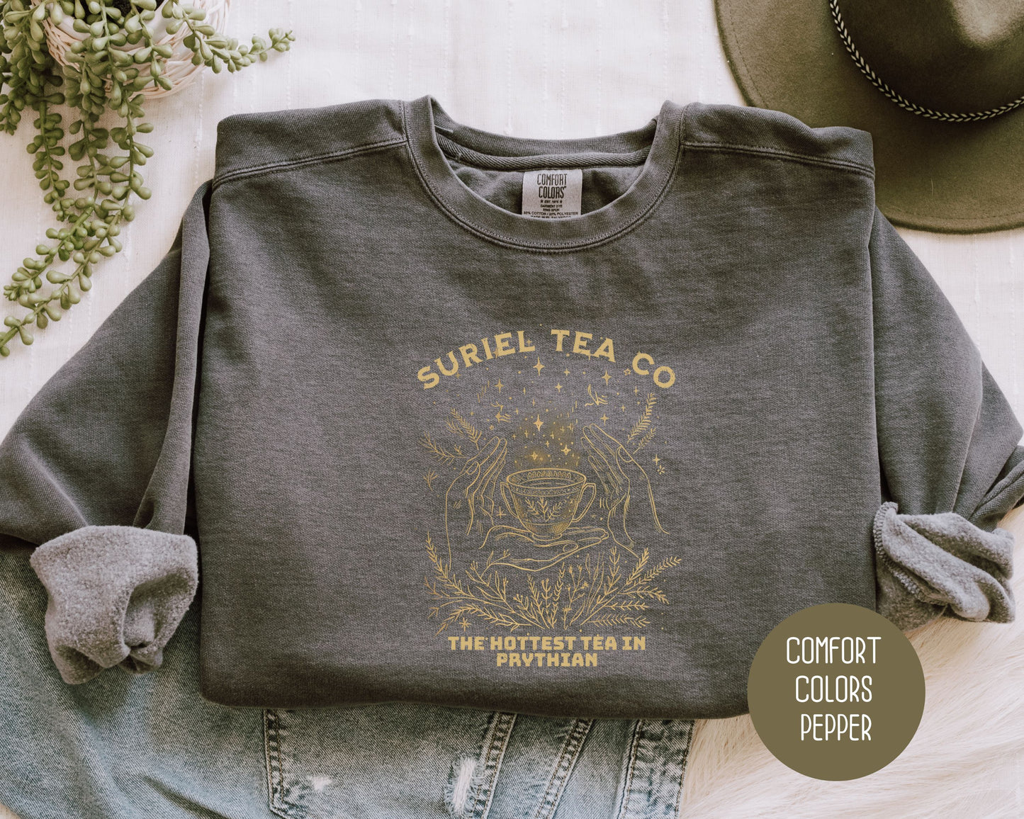 Suriel Tea Company Comfort Colors Sweatshirt