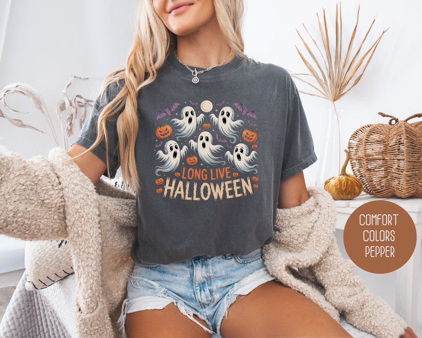 Long Live Halloween Comfort Colors Shirt