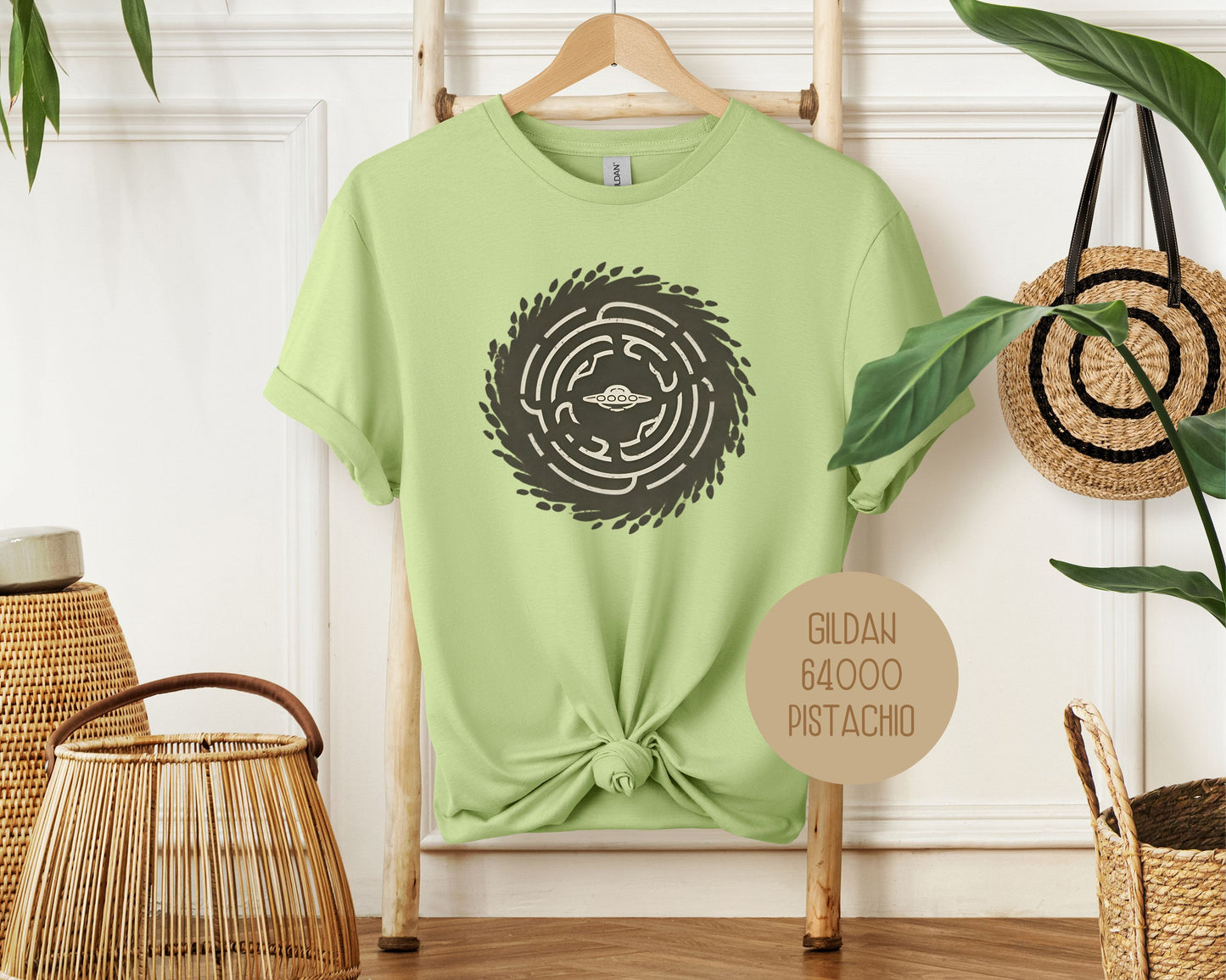 UFO Crop Circle Alien Shirt