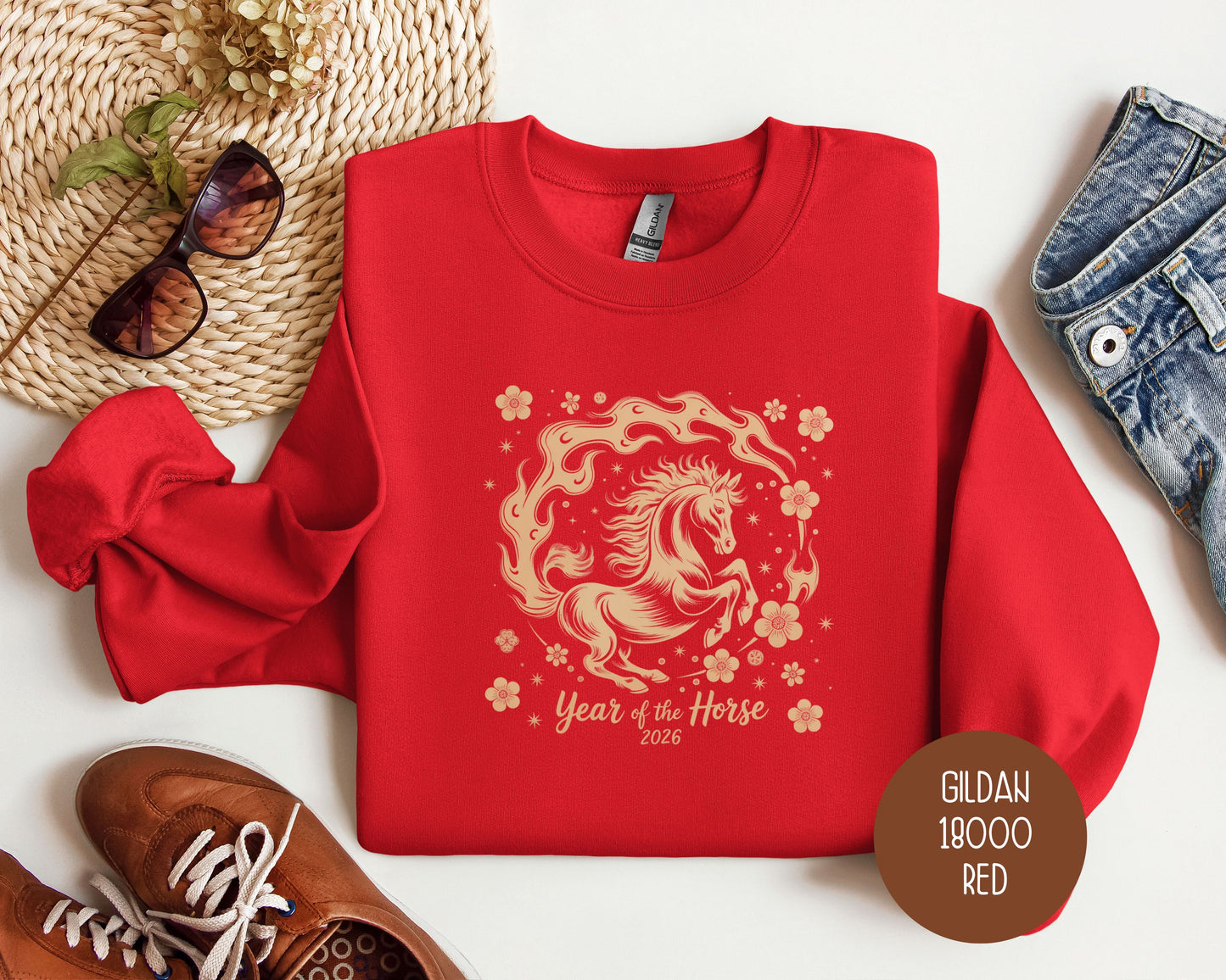 Year of the Horse 2026 Chinese New Year Sweatshirt