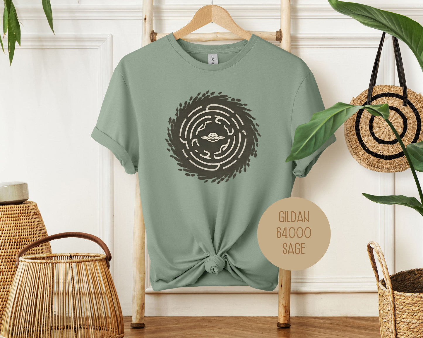 UFO Crop Circle Alien Shirt