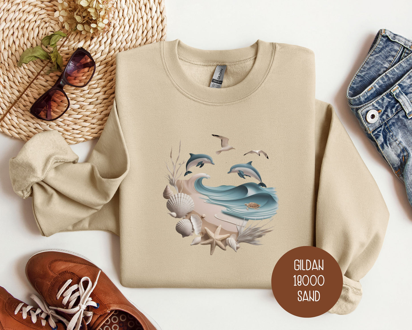 Cute Dolphin Sweatshirt