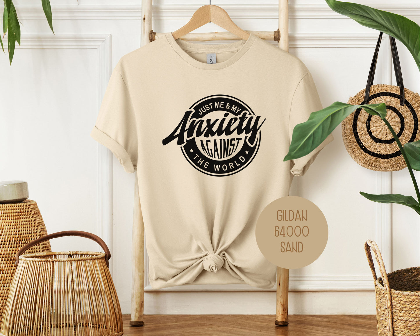 Just Me and My Anxiety Against the World Shirt