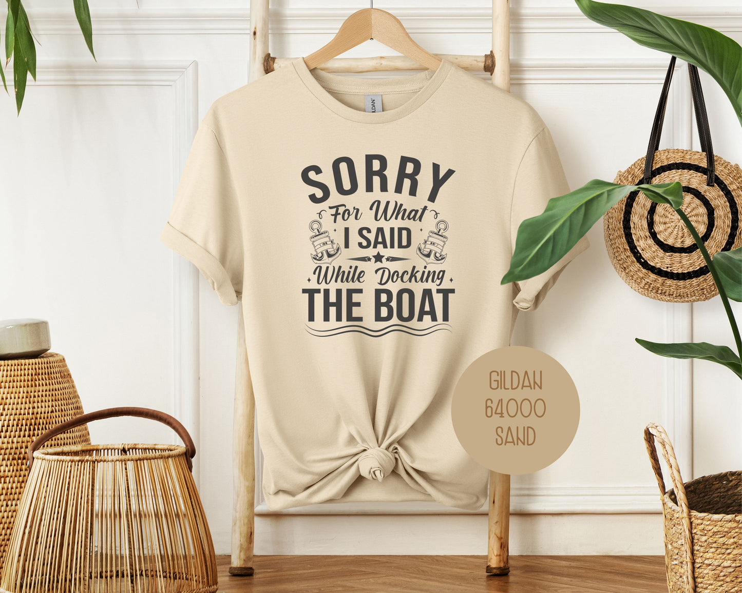 Sorry for What I Said While Docking the Boat Shirt