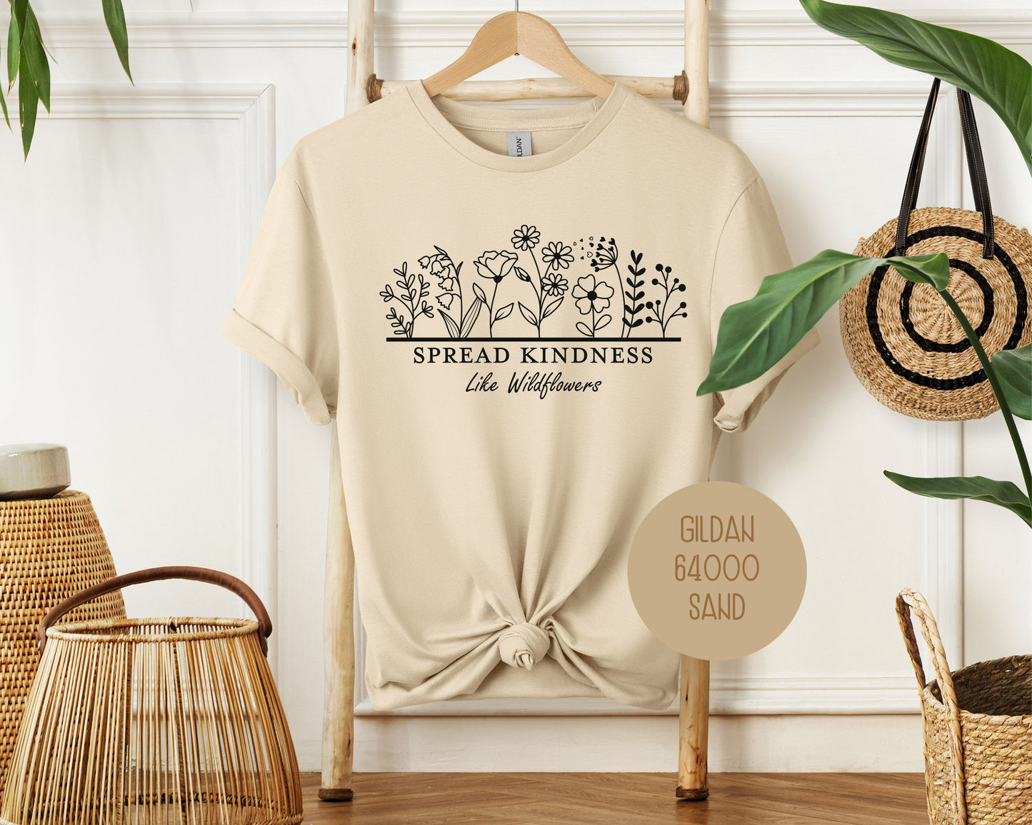 Spread Kindness Like Wildflowers Shirt